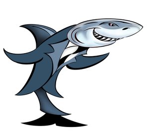Shark in a suit - allegory by Neale Osborne